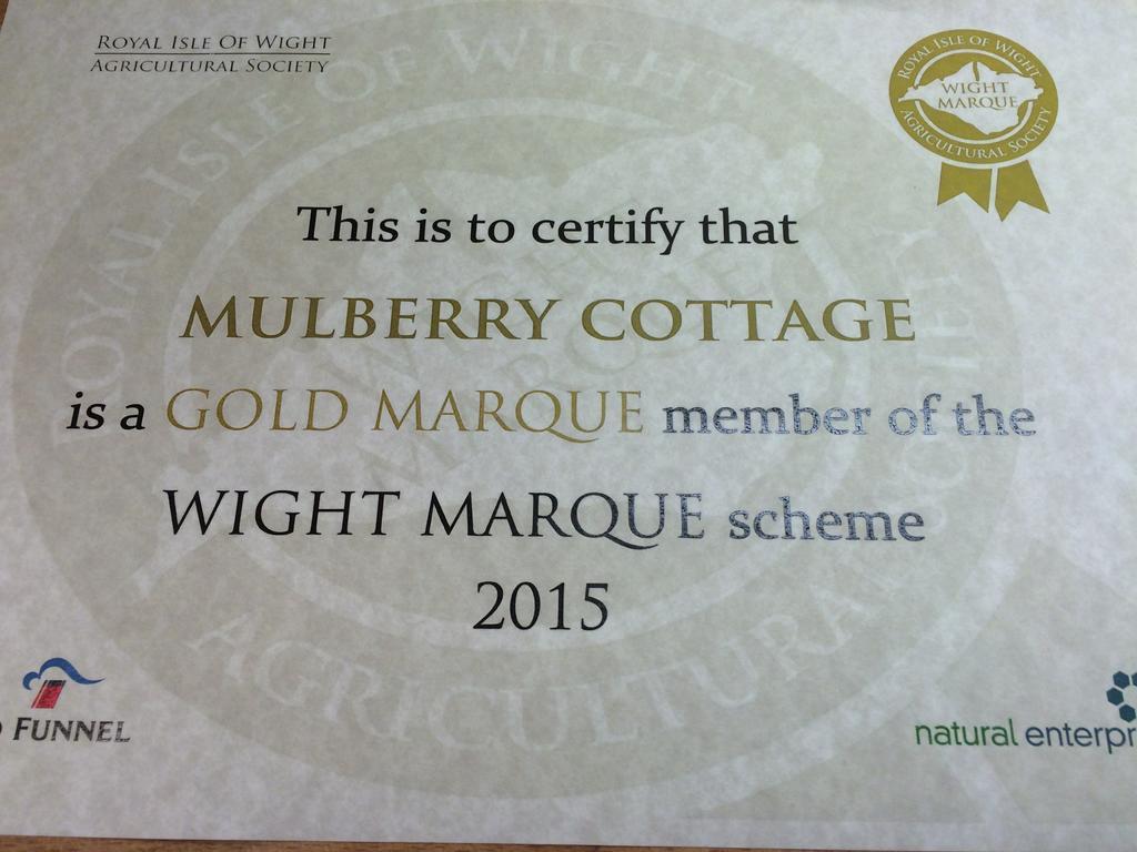 Mulberry Cottage B&B Бембридж Екстериор снимка